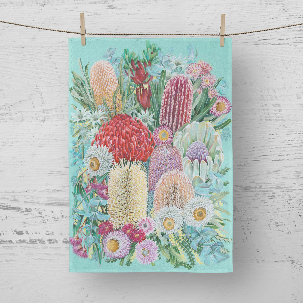 'Banksia Bloom' - Tea Towel