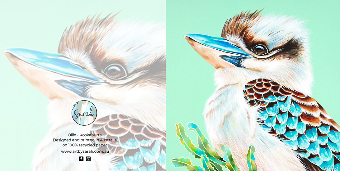 Ollie Greeting Card (Square)