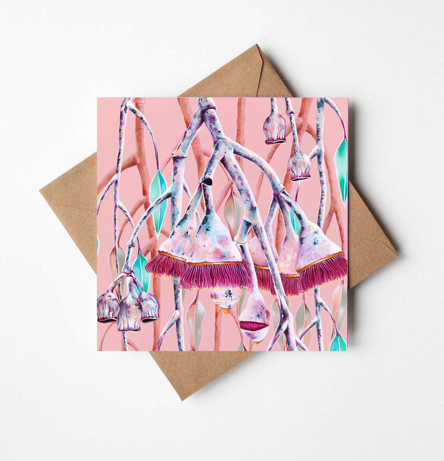 Silver Tranquility Greeting Card (Wholesale)