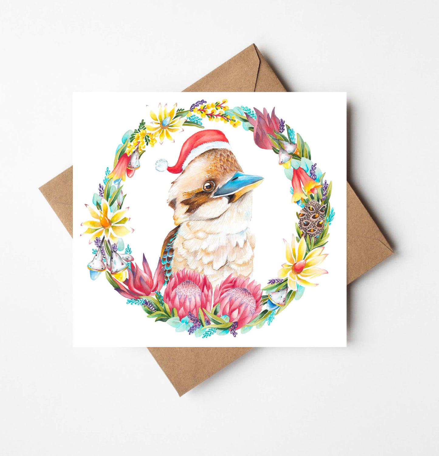 Kookaburra Christmas Card