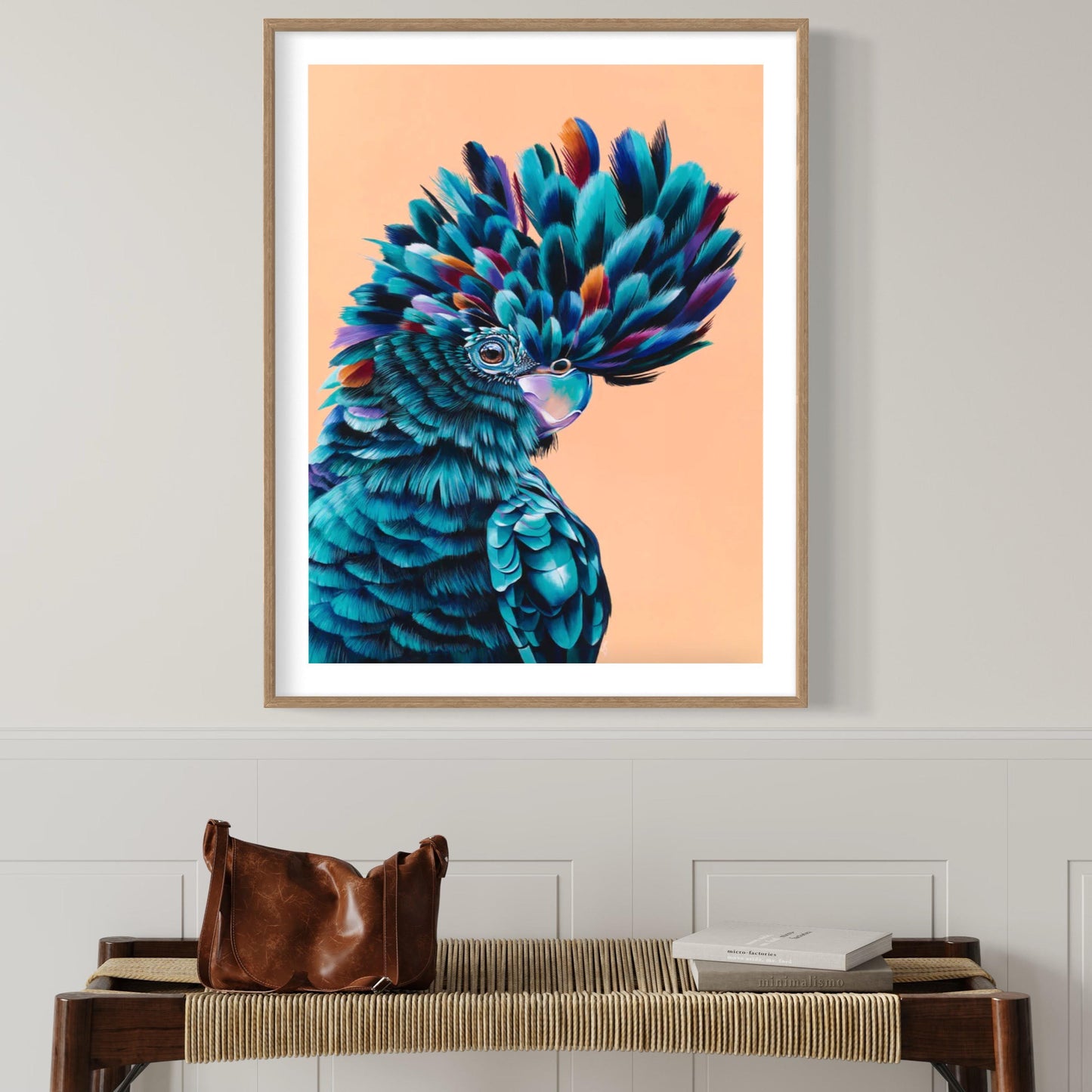 Colourful Framed Australian Artwork