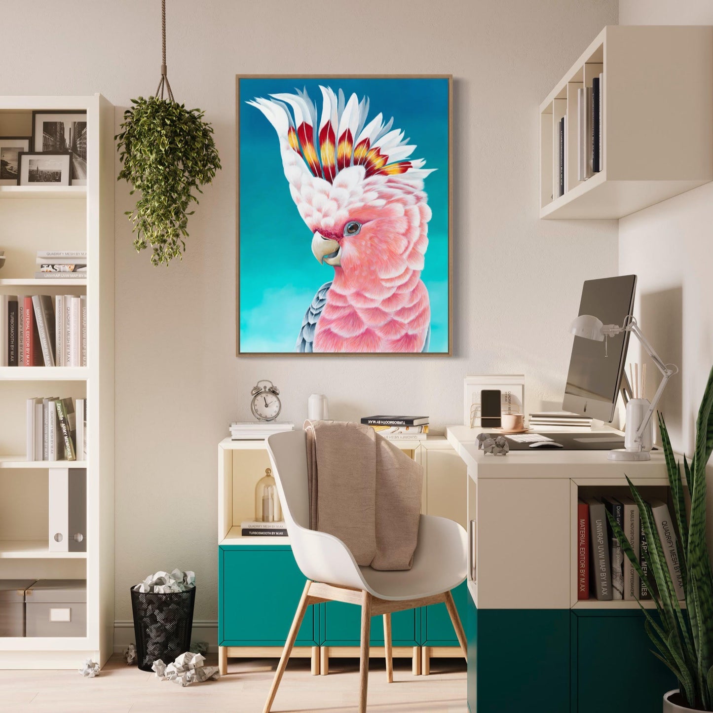 colourful australian bird artwork