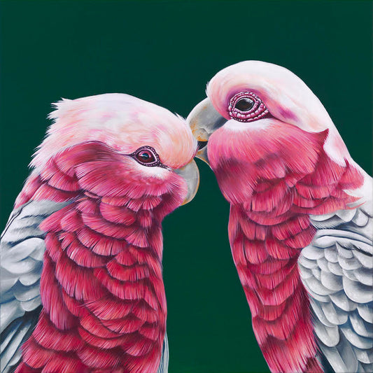 pink galah print