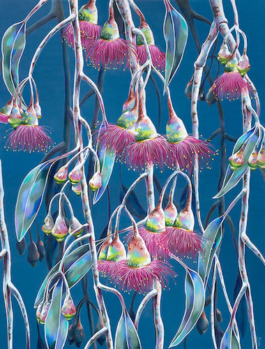 Original Gum Blossom Art by Sarah Migliaccio