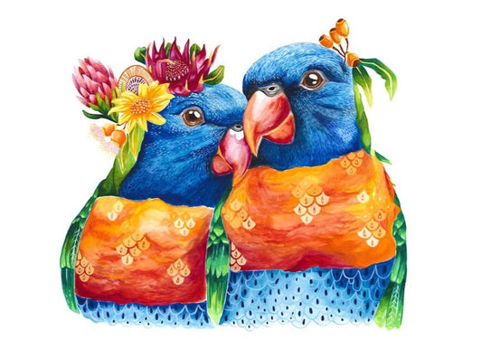 rainbow lorikeets