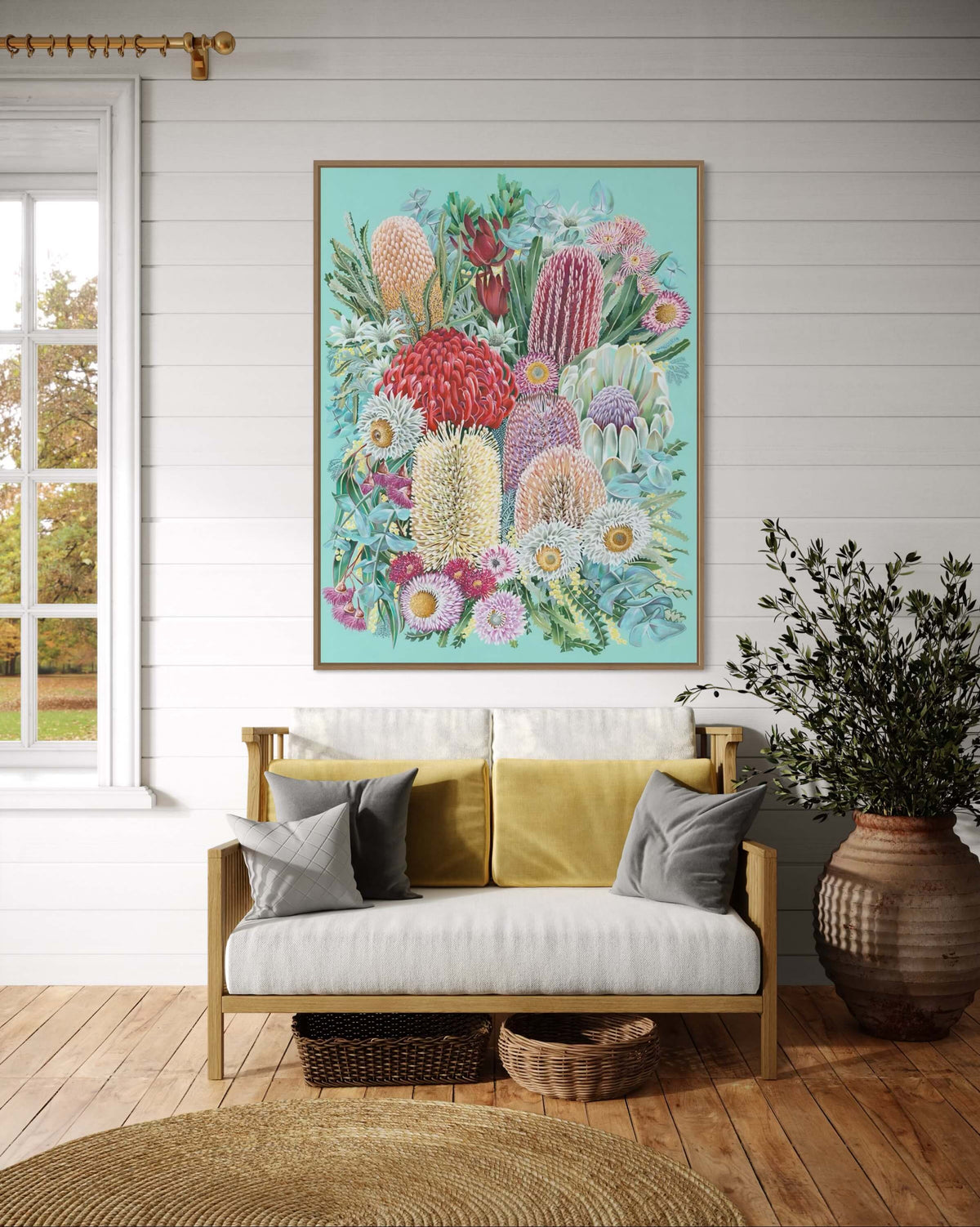 'Banksia Bloom' - Fine Art Canvas
