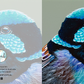Blue Wren Greeting Card (Square)
