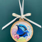 Banksia Blue Wren Hanging Ornament