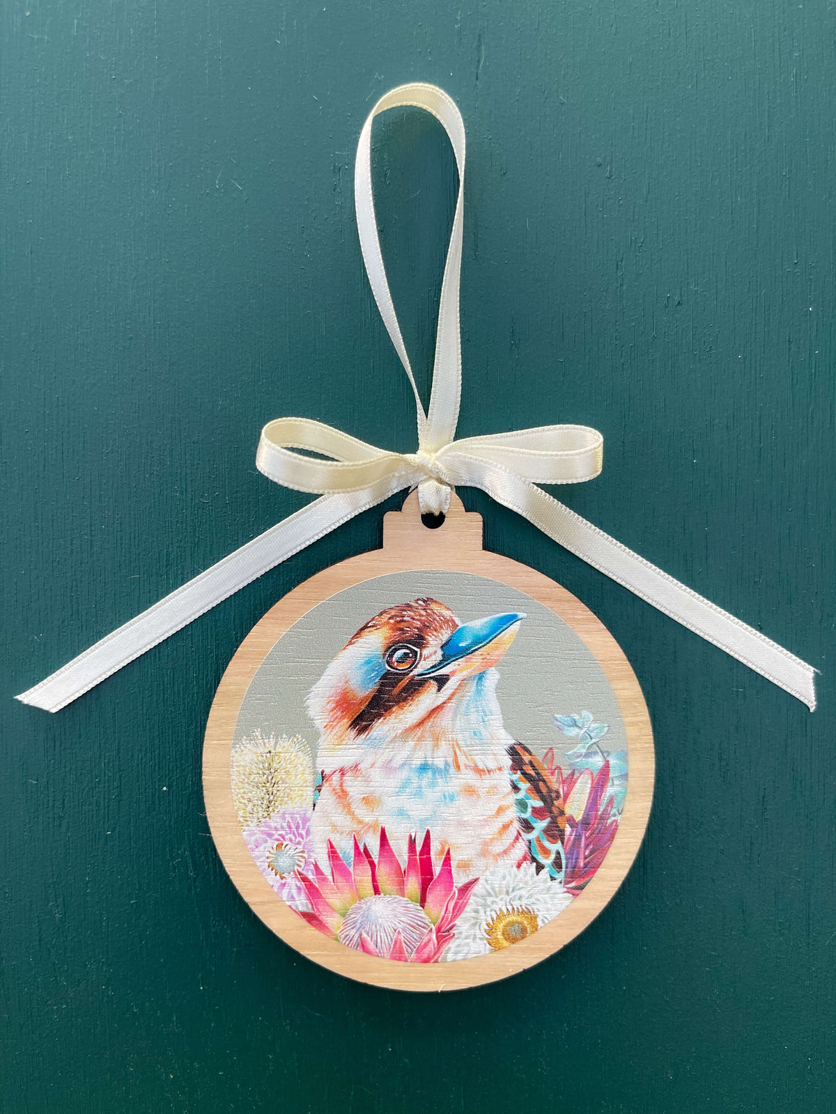 Protea Kookaburra Hanging Ornament
