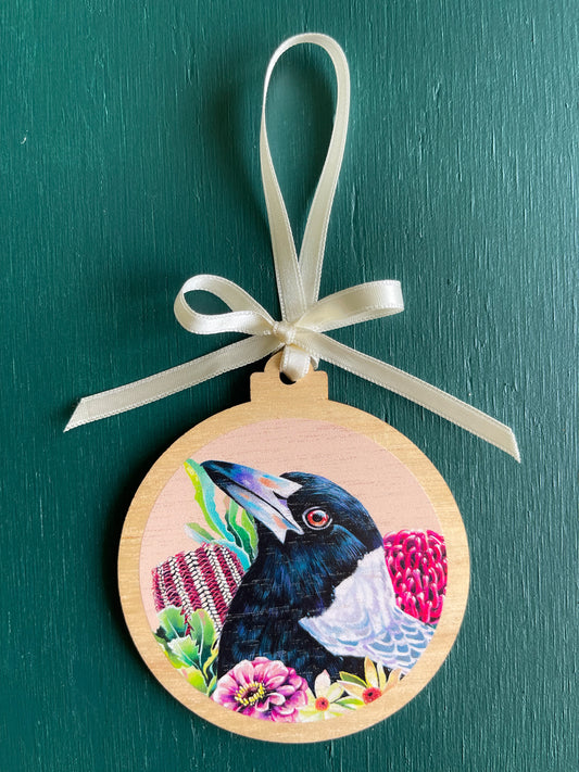 Magpie Hanging Ornament