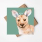 Riley Greeting Card (Square)