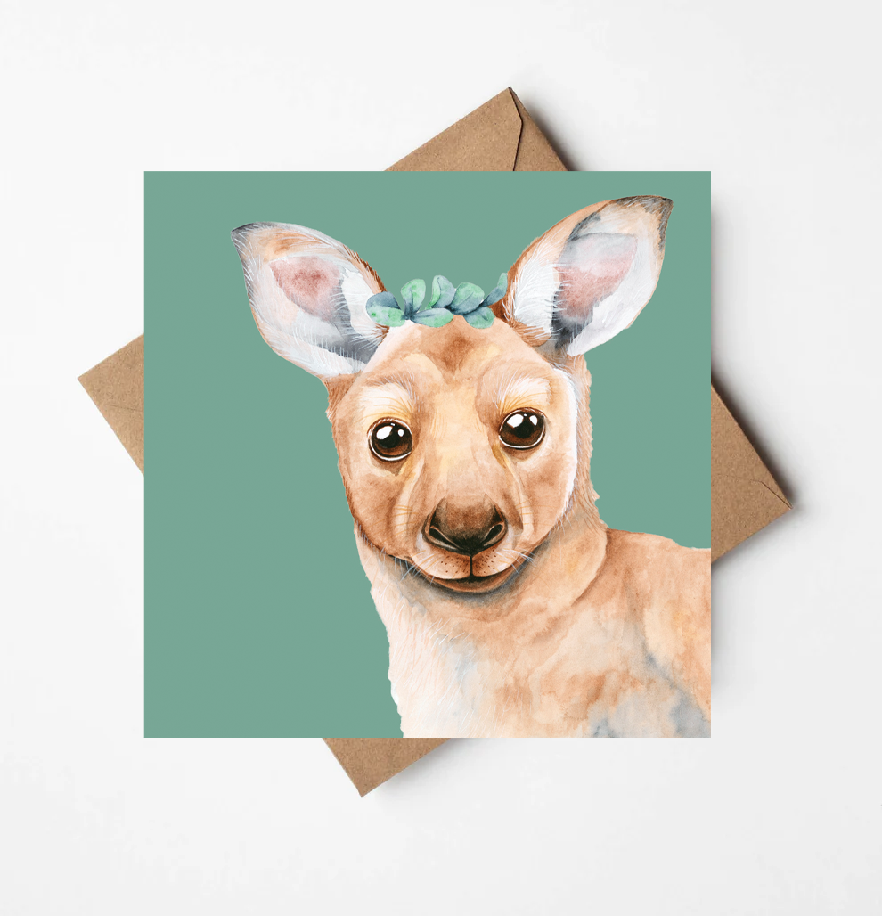 Riley Greeting Card (Square)