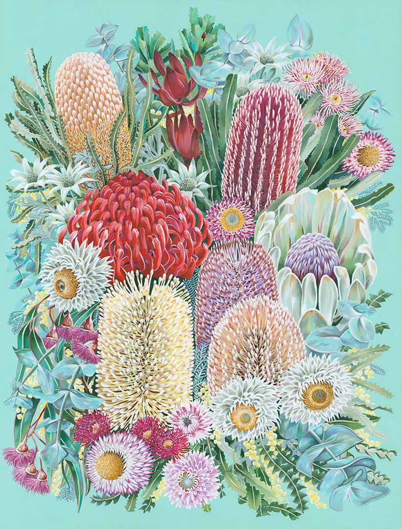 'Banksia Bloom' - Fine Art Canvas