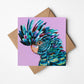 Stevie Greeting Card (Square)