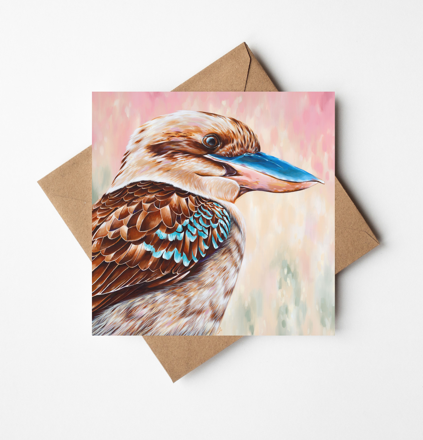 The Watcher Greeting Card (Square)