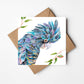 Lola Greeting Card (Square)