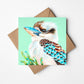 Ollie Greeting Card (Square)