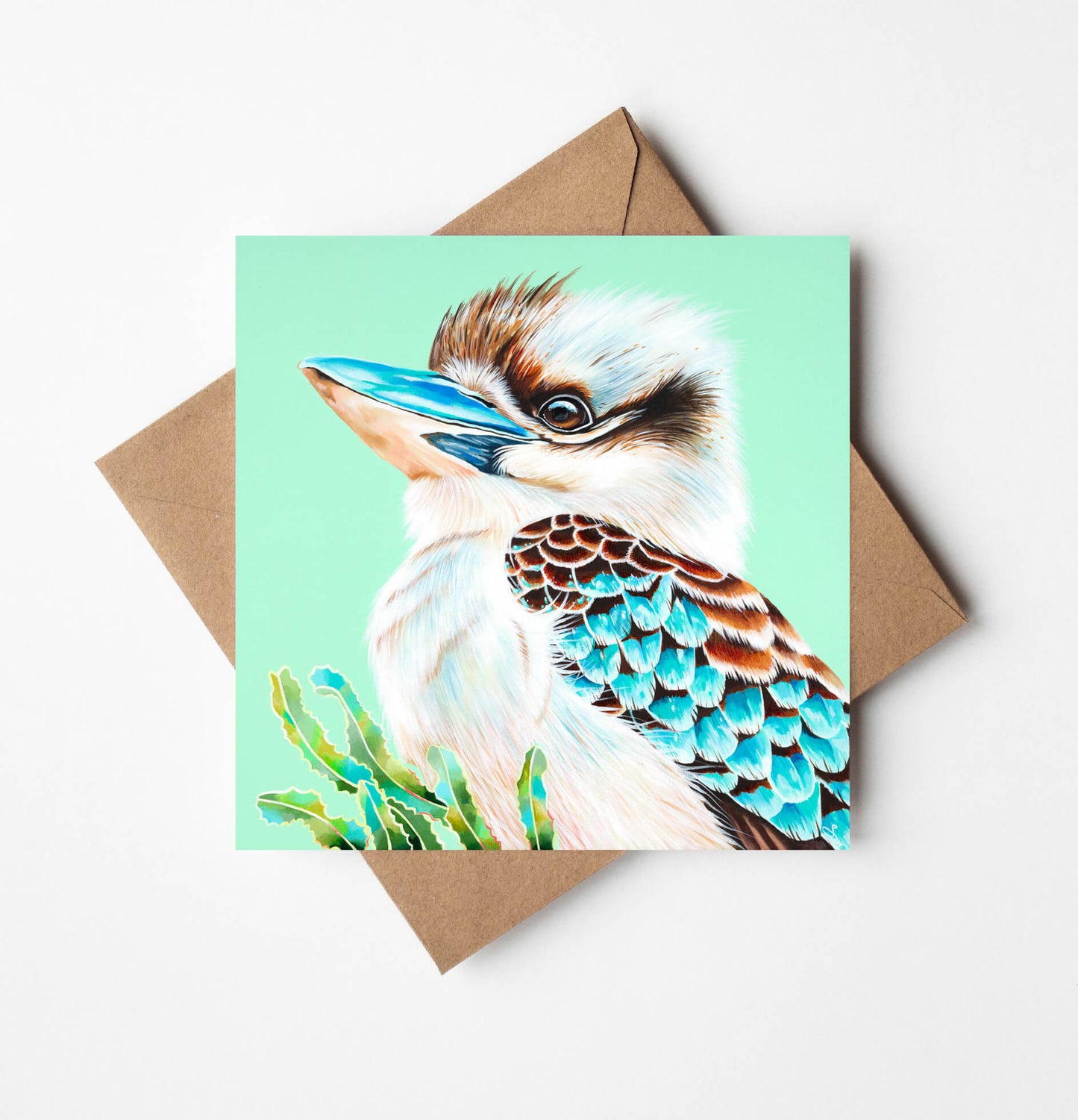 Ollie Greeting Card (Square)