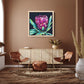 Pink Protea Framed Canvas Artwork