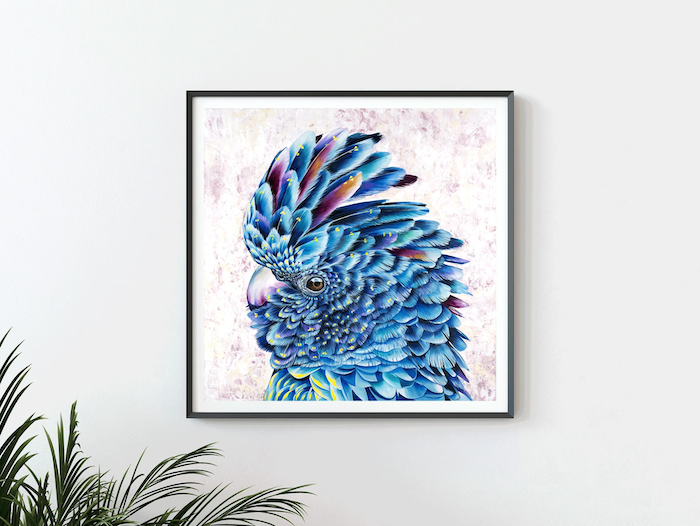 black cockatoo art