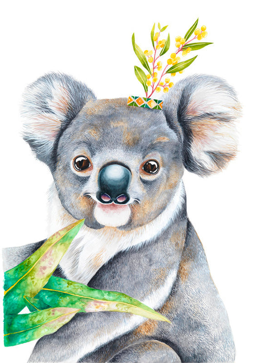 koala art print