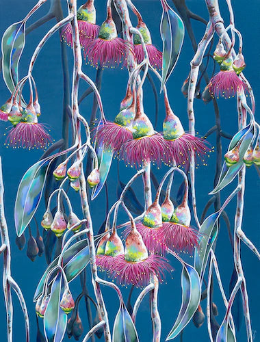 Original Gum Blossom Art by Sarah Migliaccio